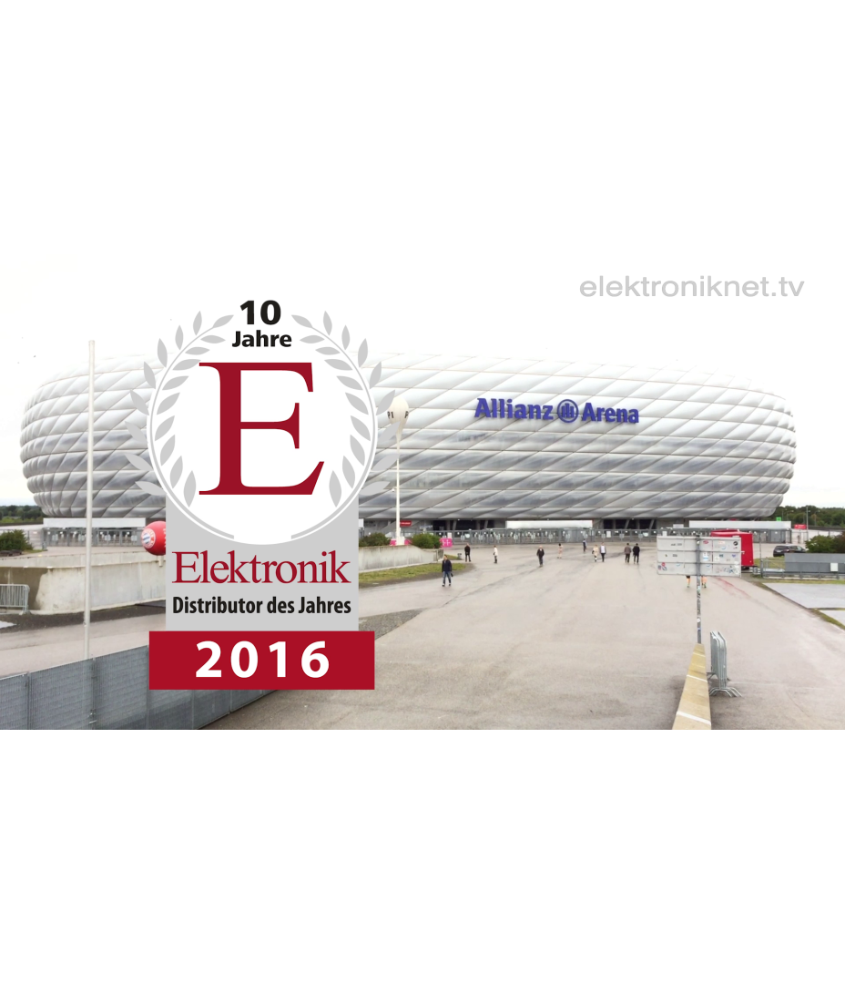 Die Preisverleihung »Elektronik-Distributor des Jahres 2016«